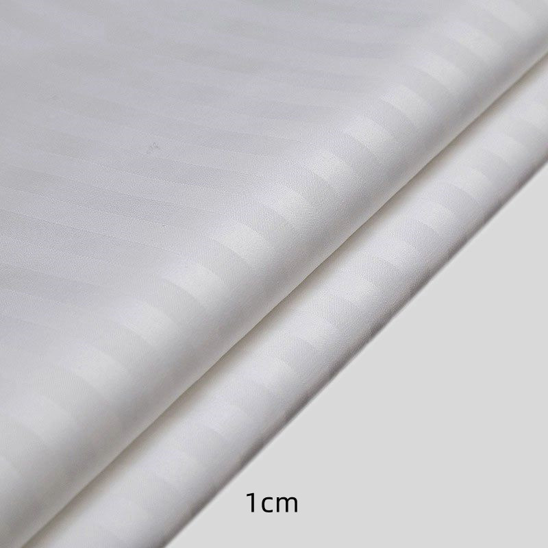 Tela de cama textil de hotel a rayas satinadas de algodón de fibra larga TC330