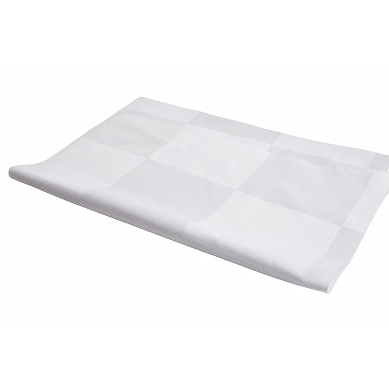 Tela de algodón con cuadrados de 9cm Jacquard para ropa de cama de hotel