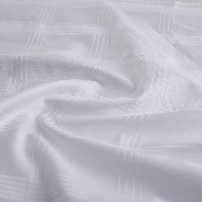 Tela de sábanas textiles para hotel de algodón Jacquard 300T